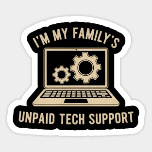 Funny Tech Lover Graphic Tee Computer Geek Nerd Engineer Sticker